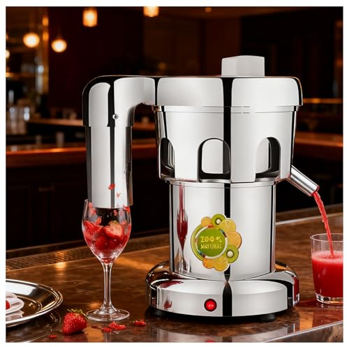 Extracteur De Jus Commercial, Presse-agrumes Centrifuge Robuste En Acier Inoxydable Fabricant De Jus De Fruits Et Légumes Électrique Haute Puissance For Café De Restaurant À Domicile(A3000(370W))