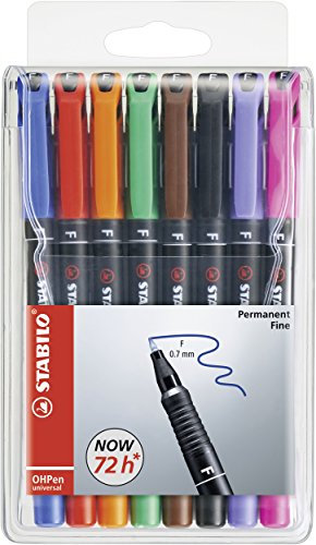 STABILO - Folienstift - OHPen universal - permanent fein - 8er Pack