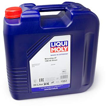 LIQUI MOLY Motorbike 4T 10W-40 Street | 20 L | Motorrad 4-Takt-Öl | Art.-Nr.: 1562