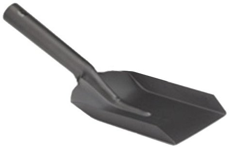 Steel Shovel Black Metal Small Coal Shovel Fire Accessories Ash Dust Pan