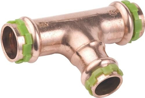 Kupfer - Pressfitting -T-Stück reduziert 35 x 28 x 35 mm i/i/i (Kontur V)