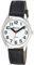 Ravel Unisex Super Bold Sight Aid Watch with Big Numbers - Black/Silver Tone/White Dial