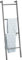 mDesign échelle pour Serviettes idéale pour la Salle de Bain – Porte-Serviette Design sur Pied à 4 Rails en métal – Porte-Serviette INOX à Poser ou Porte-vêtement ou Porte-journaux – Couleur Graphite