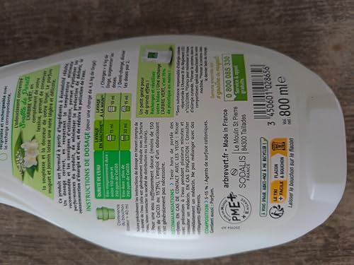 L'ARBRE VERT - Assouplissant Souffle De Pureté 800Ml - Lot De 3 - Offre Special