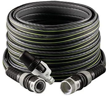FITT Force 5/8 25 m, Tubo Acqua da Giardino per Irrigazione, Compatto, Leggero e Resistente per Uso Intensivo con Lancia, Colore Grigio-Lime