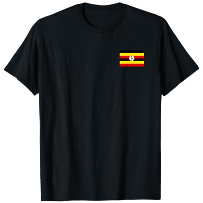NATIONAL FLAG OF UGANDA KAMPALA T-Shirt