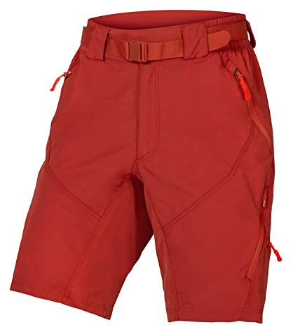 Endura Hummvee Mountainbike-Radhose für Damen, Baggy-Shorts mit Innenfutter, Cayenne, Größe XS