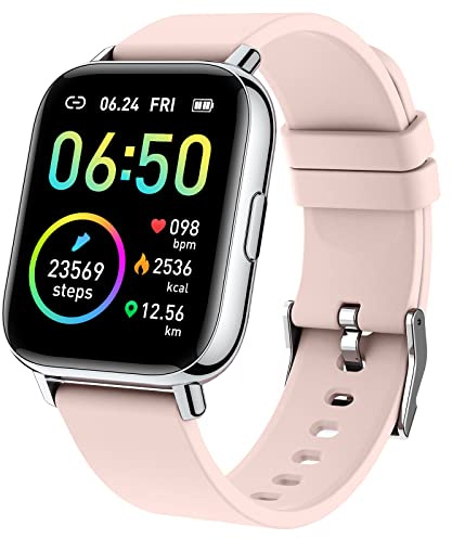 Motast Smart Watch, Fitness Tracker 1.69'' HD for Men Women, Step Counter | Heart Rate & Sleep Monitor, IP68 Waterproof Activity Tracker, Sports Smartwatch for iOS Android, 24 Sports Modes