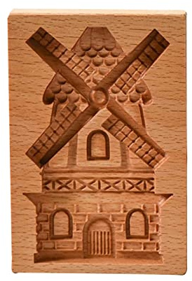 EdirFtra Carved Wooden Baking Cookie Mould, Natural wood Carved Wooden Cookie Mold, Wooden Shortbread Moulds, 3D Carved Wooden Cookie Mould, Wooden Baking Mold Cookie Biscuit Press Stamp Molds,A