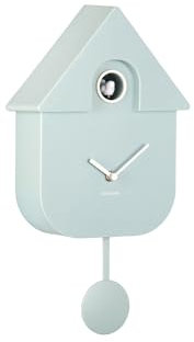 Karlsson Pendulum Modern Wall Cuckoo Clock (Soft Blue - KA5768LB)