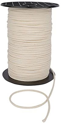 Discount Fabrics LTD Natural Piping Cord for Sewing, Cushions, Upholstery - Premium Cushion 5mm, Seam Binding, Edging Trim, Sewing (Natural,5m) (PIPCRD_5mm_N_5m)