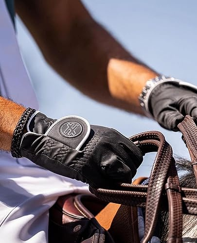 Not [only a] Golf Brand NGB Black Horse Glove - Guante equitacion Premium Negro (Mujer - ML)