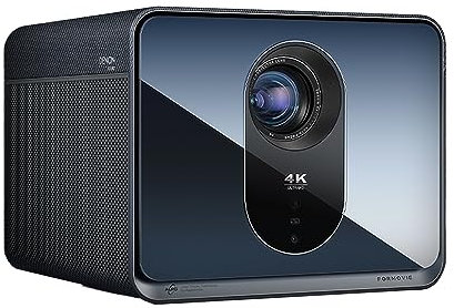 Formovie X5 | Proyector DLP 4K HDR 10+ | Pantalla 60-1000 | Sonido Denon Atmos | 2450 Lúmenes CVIA | Wi-Fi6 + 4K FireStick (Incluido) | 20.000 Horas de Vida de la Lámpara