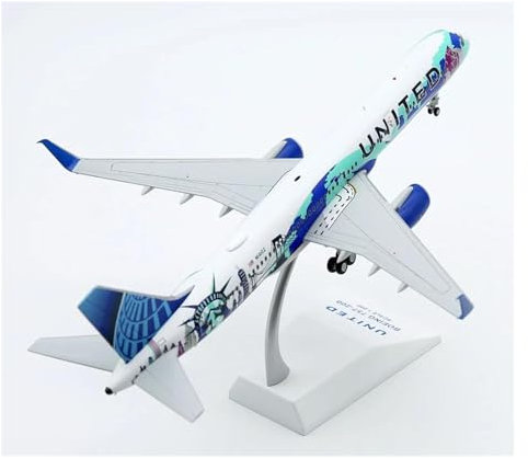 Ferngesteuertes Flugzeug 1:200 Wings LH2269 United Airlines „Star Alliance“ Boeing B757-200 Druckguss-Flugzeugmodell N14102