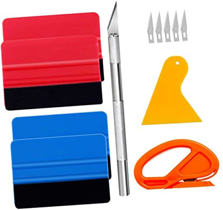 iplusmile Hardware-Tool-kit 12-teiliges Vinyl-wrap-Tool-kit Für Die Tönung Von Autofenstern Einfache Installation Reibungslose Arbeit