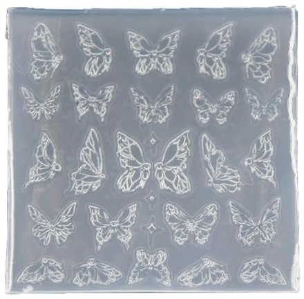 Moule 3D exquis en relief pour de superbes manucures, moule en silicone pour nail art, moule exquis en résine de silicone