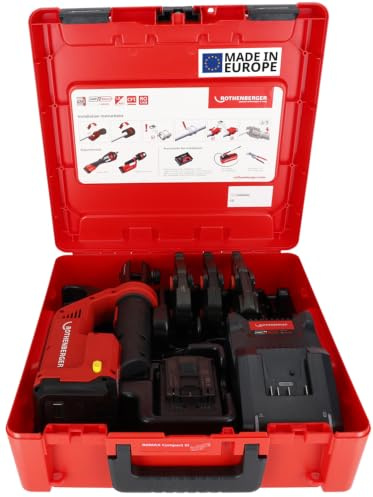 ROTHENBERGER ROMAX COMPACT III Set AMPShare, U, 16-20-25mm, 2Ah Akku | 1000004283 | Pressen, Pressmaschine, Presswerkzeug, Presszange, hydraulisch, elektro-hydraulisch,