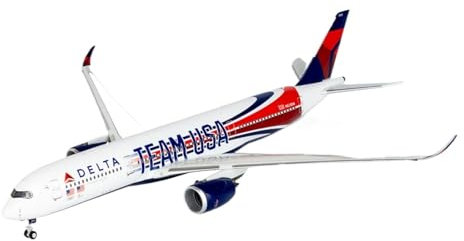 BMAONZ Kleinen Modellflugzeugen 1/400 Für A350-900-Flugzeugmodell Aus Legierung. Flugzeugmodellsammlungen Aus Kunstharz Und Metalldruckguss Miniatur Modelle