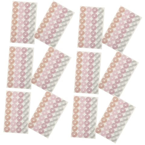UTHCLO 16blätter Selbstklebende Lochverstärkungsaufkleber Rundlochschutz Etiketten Für Loseblatt Papierordner Dokumente Bürobedarf Dekorativ Robust Anwenderfreundlich