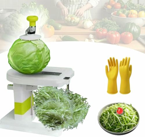 YGHBFRSZ 2025 Multifunktionaler Kohlschredder Und Slicer Für Krautsalat Und Sauerkraut, Vielseitiger Gemüsehubschrauber Für Die Küche Zu Hause In Der Küche