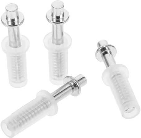 HOMSFOU Kit de Quincaillerie de 4 Pivots Supérieurs pour Portes Pliantes Matériau Métallique Installation Facile Accessoires de Porte de Placard Solide