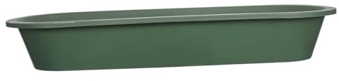 WEKADRIN Pig Trough Oval Shape Thick Plastic Feeder for Piglet Livestock Farm Use Feed Trough