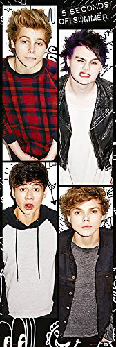 POSTER STOP ONLINE 5 Seconds of Summer - 5SOS - Music Door Poster/Print (The Boys / 4 Image Collage) (Size 21 x 62)