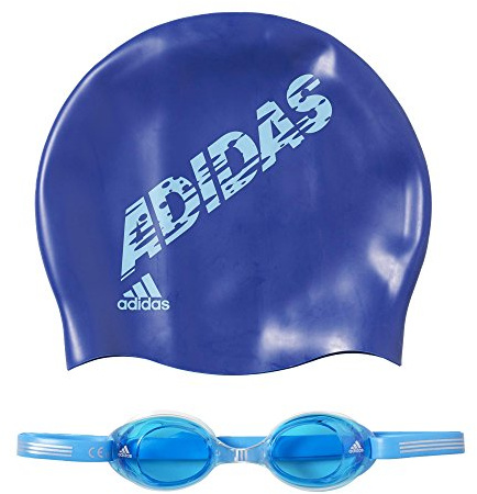 Adidas Boy's Pack Swim Cap - Blue