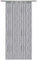 Arsvita Fadenvorhang Metallik-Optik mit Stangendurchzug, Türvorhang 140x250cm (Anthrazit)