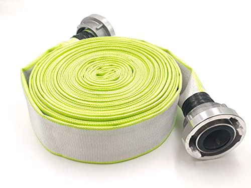 52 mm Ø - 2 tum | C-52-20 m industrislang | Brandslang | Byggslang | Flat Hose | Slang med Storz-koppling