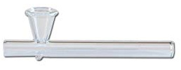bong-discount Handpfeife, Glaspfeife, KAWUMM | 100 x 7 mm | Glas, klar