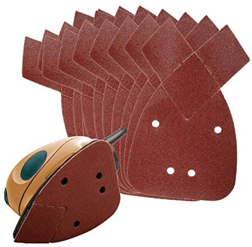 ExcInter 10 PCS 800 Grit 4 Hole Sanding Sheets for Mouse Sanders