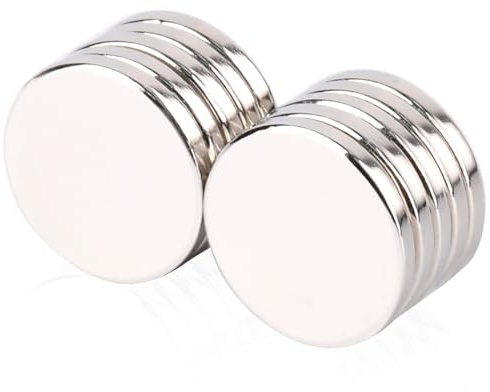 MIN CI 10 Stück Neodym Magnete Stark - 15x2mm Runde Kleine Magnete Mini Magneten Flach Starke Magnet für Magnettafel Kühlschrank Whiteboard Fotos Magnet Kaufen