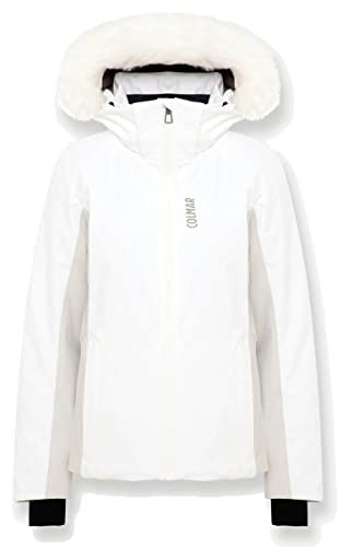 COLMAR Ladies SKI JKT+FUR White-Purity-Turtle - 44