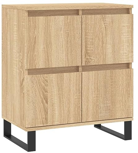 vidaXL Aparador de Madera contrachapada Roble Sonoma 60x35x70 cm