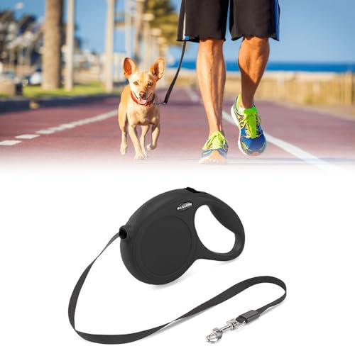 Ausziehbare Leine für Hunde,Rollleine Hundeleine 5m,Leine Hundeleine Einziehbar,Hundeleine für Hunde,Hundeleine Ausziehbar mit Griff,Dog Leash,Verhedderungsfreie Ausziehbare Hundeleine