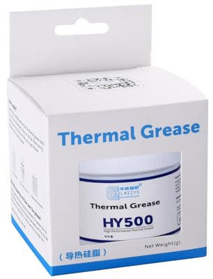 HY500-100g Thermal Heatsink Paste Thermal Conductivity:>1.93W/m-k Carbon Based High Performance, Thermal Compound CPU for PC CPU GPU PS4 PS5 LED - 100 Gram