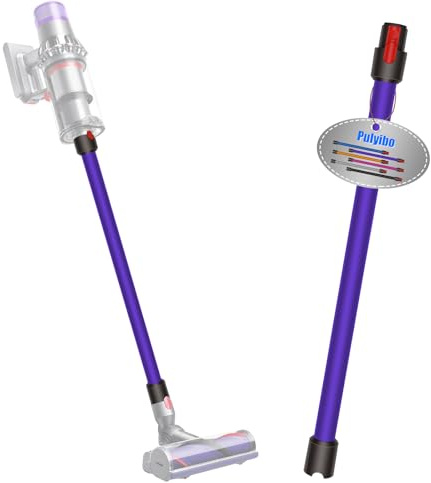 Pulyibo Extension Wand for Dyson Tube, Replacement Parts for Dyson Stick V15 V11 V10 V8 V7 Vacuum Cleaner, Replacement Wand Quick Release Wand 28.5 IN (Purple)