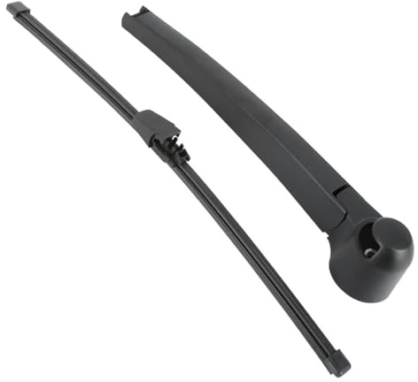 Rear Wiper Blades and Arm, Rear Windshield Wiper Blade and Arm Set Replacement for V-W Gold 5 MK5 2004-2008 & Polo MK4 2002-2009