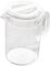 Duiaynke Juice Cooling Carafe Water Jug for Milk Red Wine Cold Drinking Juice (Transparent,1.5L)