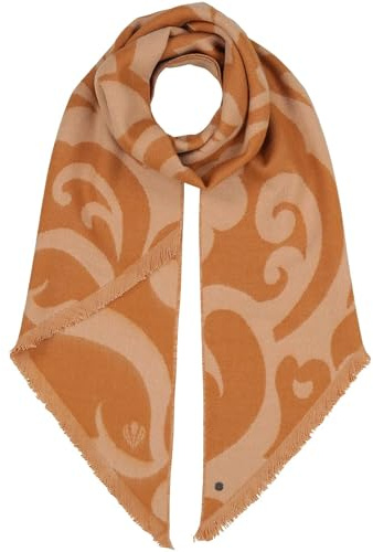 FRAAS Damen-Schal aus Cashmink mit Bias Cut - 45 x 200 cm - Stola mit Ornamenten - Perfekt für Herbst und Winter - Made in Germany