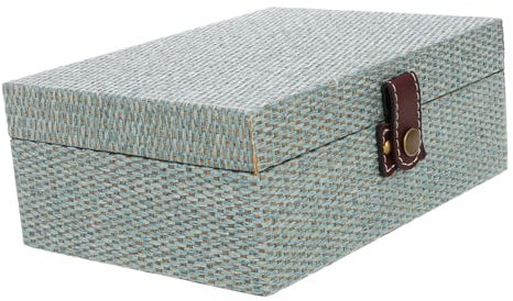LALADEFIEE Caja De Madera Caja De Almacenamiento Decoración De Escritorio Contenedor De Galletas Decoración De Cumpleaños Para Niña Decoración De Uñas Decoración De Cumpleaños Para Niño