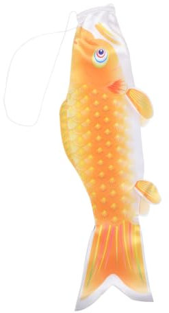 Sosoport Japanische Karpfen Windsock Traditionelle Koi Fischflagge Für Garten Und Dekoration Für Innen Und Außenbereiche Symbol Für Glück Und Wohlstand