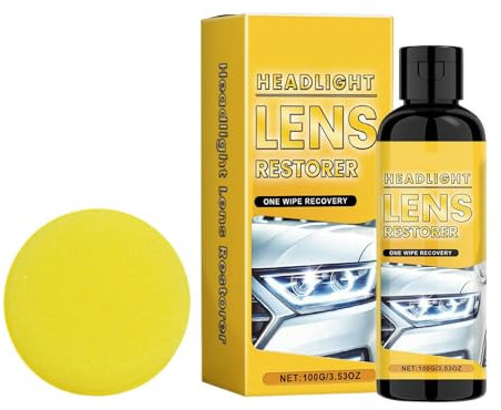 Restorer für Scheinwerfer – Polierpaste für Auto-Lichtlinsen, Auto-Schutzpaste mit, für Objektive, Scheinwerfer, Rücklicht