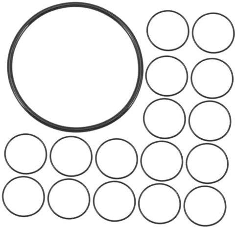 HANABASS Bracciale in Silicone Elastico 50 Pezzi Nero, Accessorio DIY
