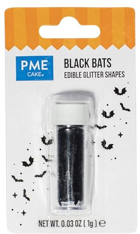 PME Halloween Essbare Streuselflocken in Fledermausform (1g)