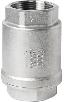 Tuyaux Clapet anti-retour vertical en acier inoxydable 1/4 3/8 1/2 3/4 1 1-1/4 1-1/2 pompe à eau, conduite d'eau, clapet anti-retour(3/4)