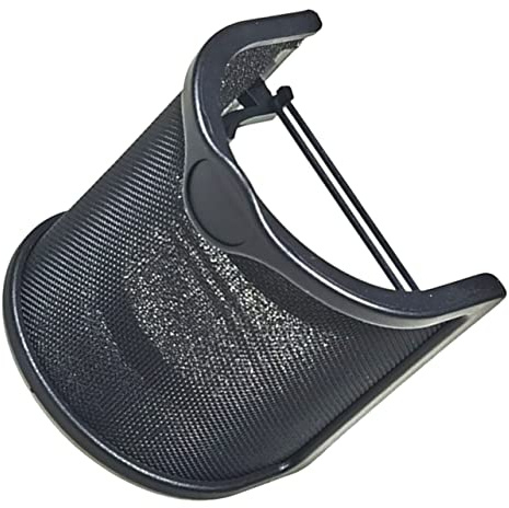 Metal Mesh Microphone Pop Filter Shield for Recording | Handheld Mic Mesh Shield, Black Finish, Breathable Cover for Speaking and Singing
