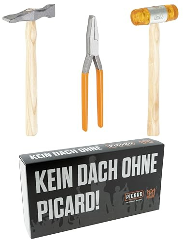 PICARD x DACHKRONE Set 4 – Kreuzschweifhammer Nr. 175, Flachzange Nr. 192 & Plastikhammer Nr. 252