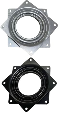 NVOQILIN Robuster Drehteller für Möbel, quadratisch, drehbar, 360-Grad-Drehgelenk, Plattenspieler